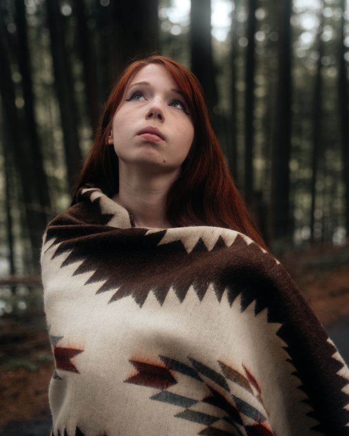 Tsachila Blanket - Chocolate