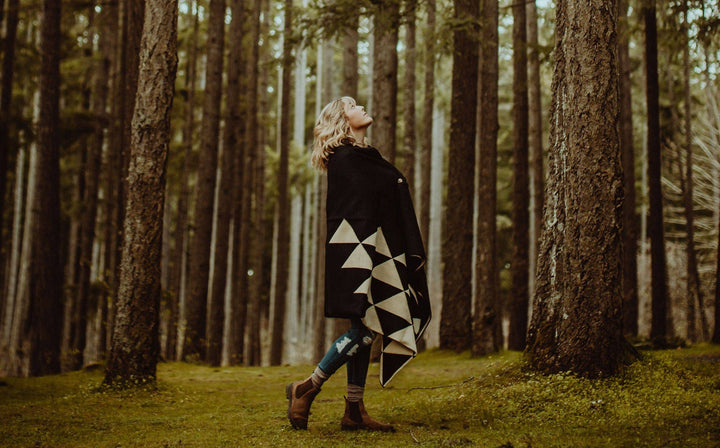 Nevado Blanket - Natural / Black - Beyond Borders Collective
