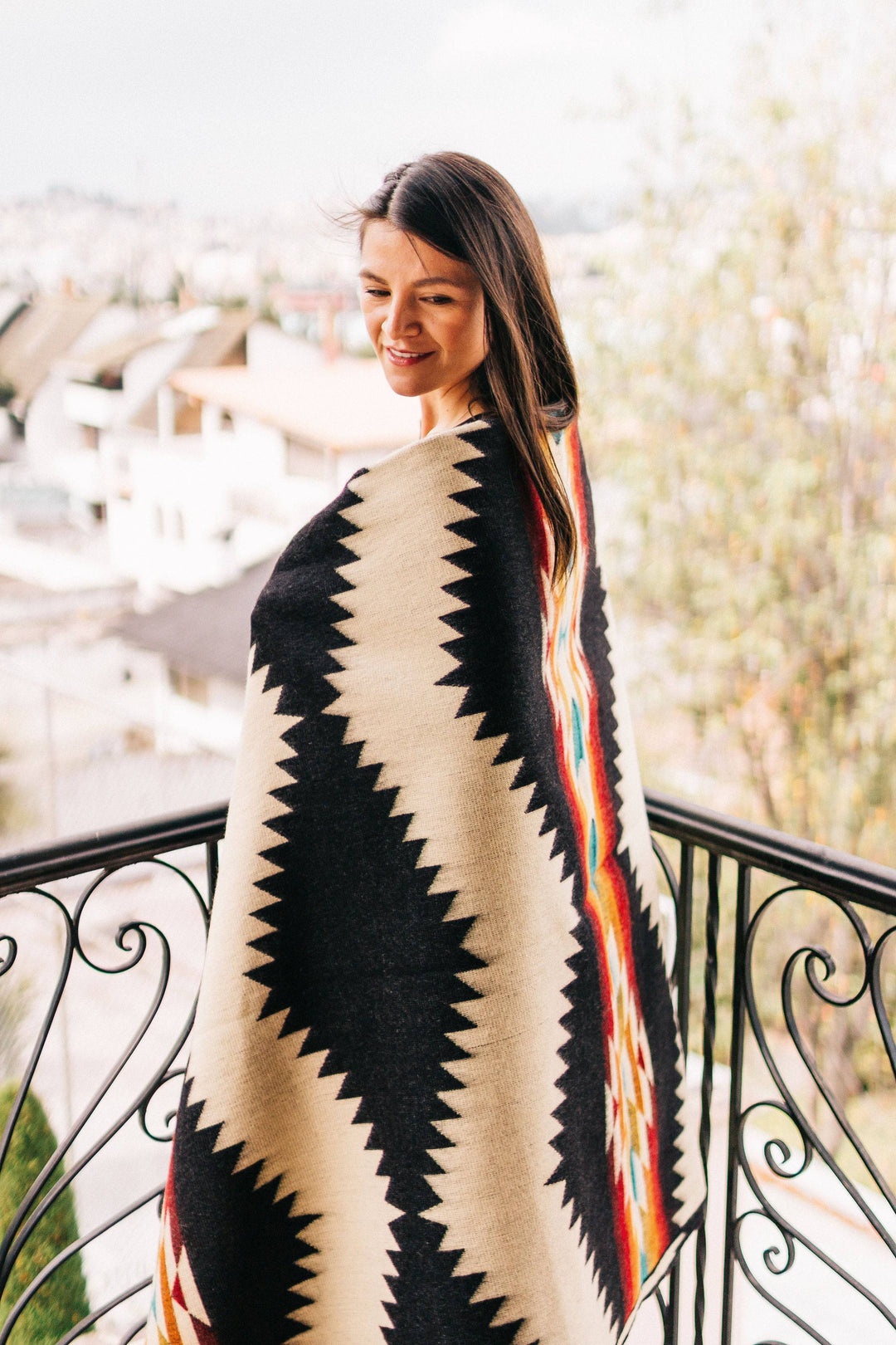 Tsachila Blanket - Colorful Black - Beyond Borders Collective