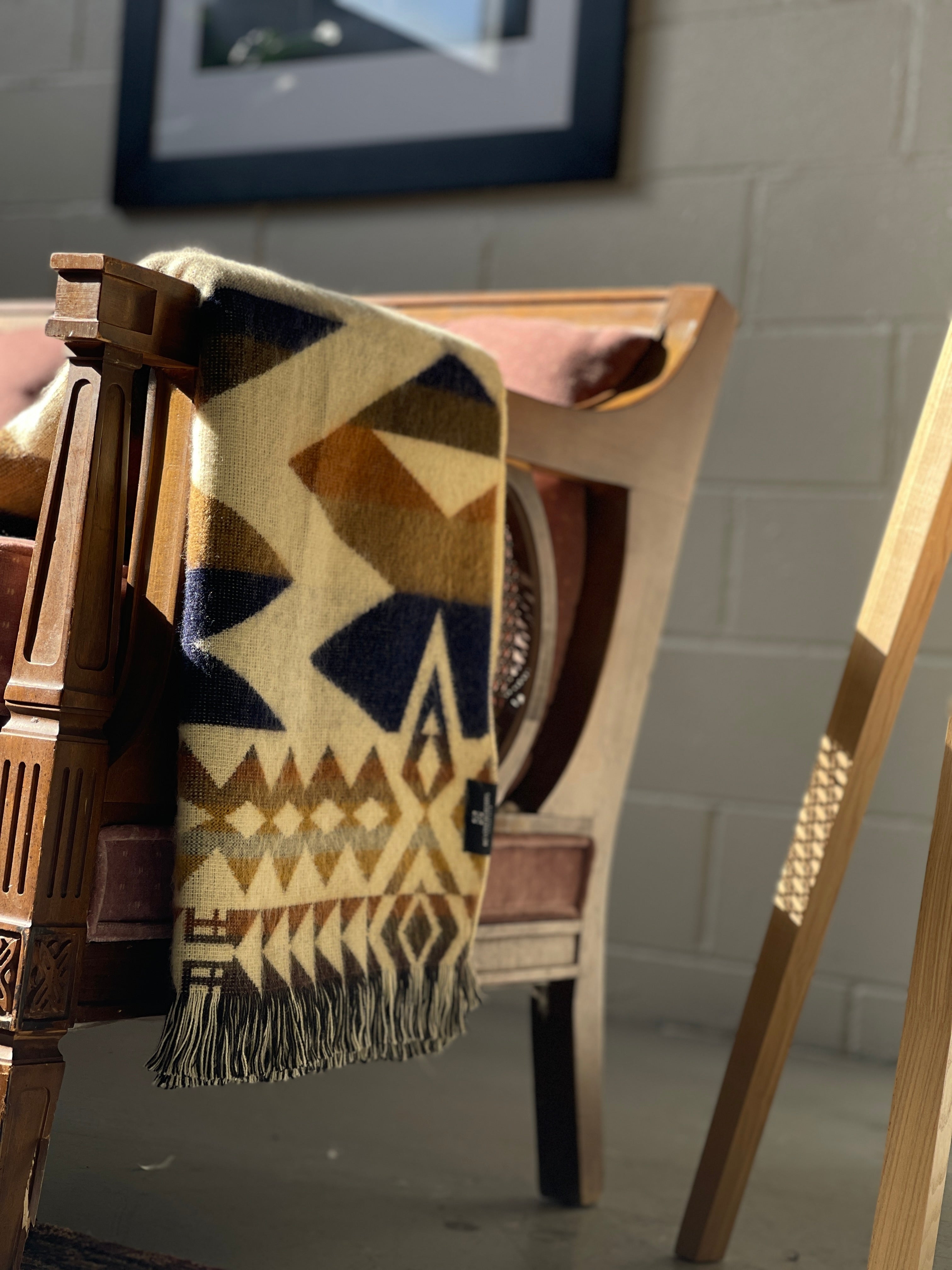 Awa Throw Blanket - Earth