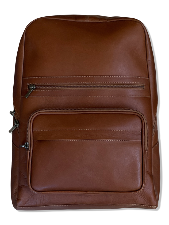 Leather Commuter Backpack - Beyond Borders Collective