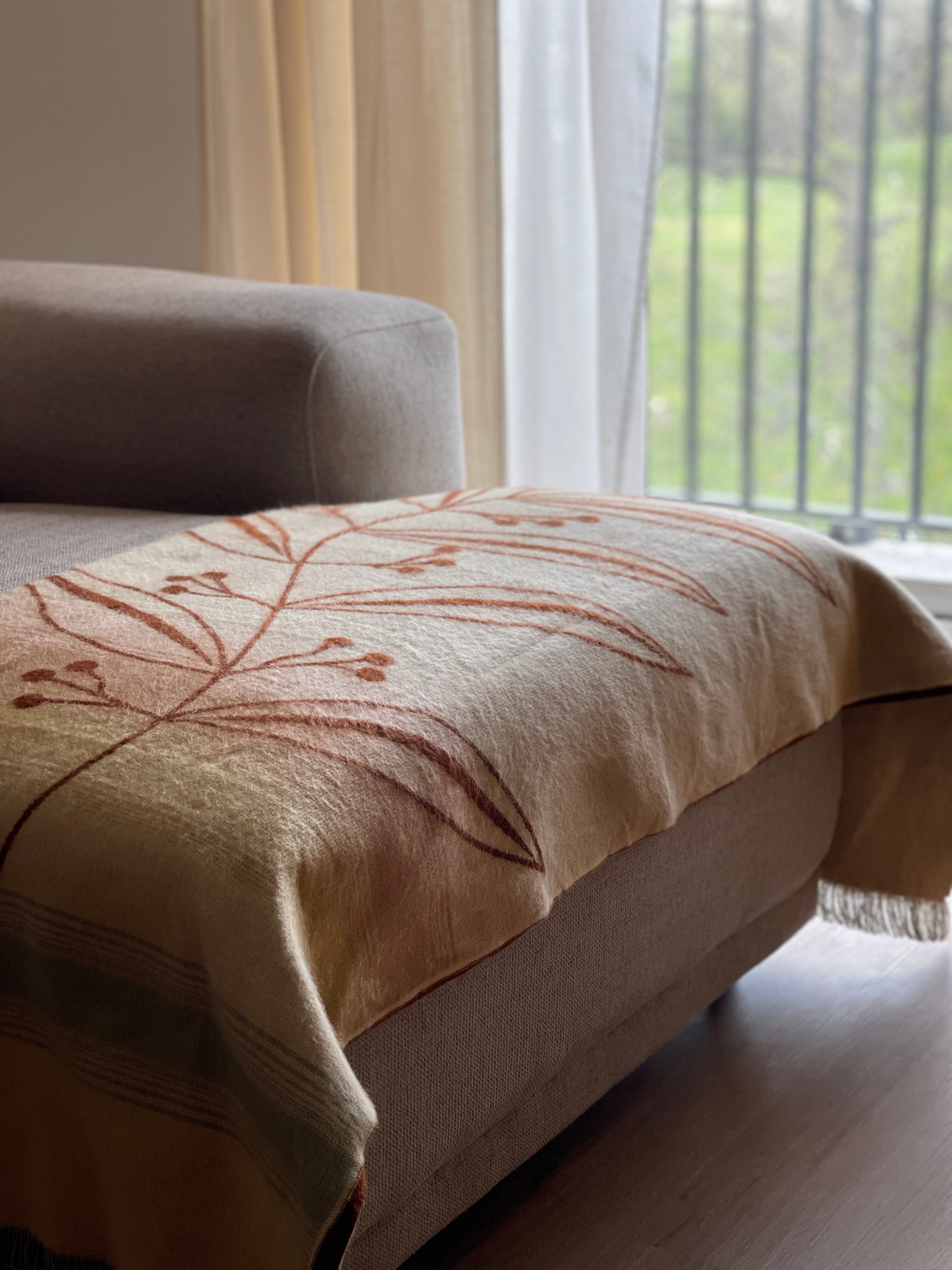 Sofia Throw Blanket - April Blossom - Beyond Borders Collective