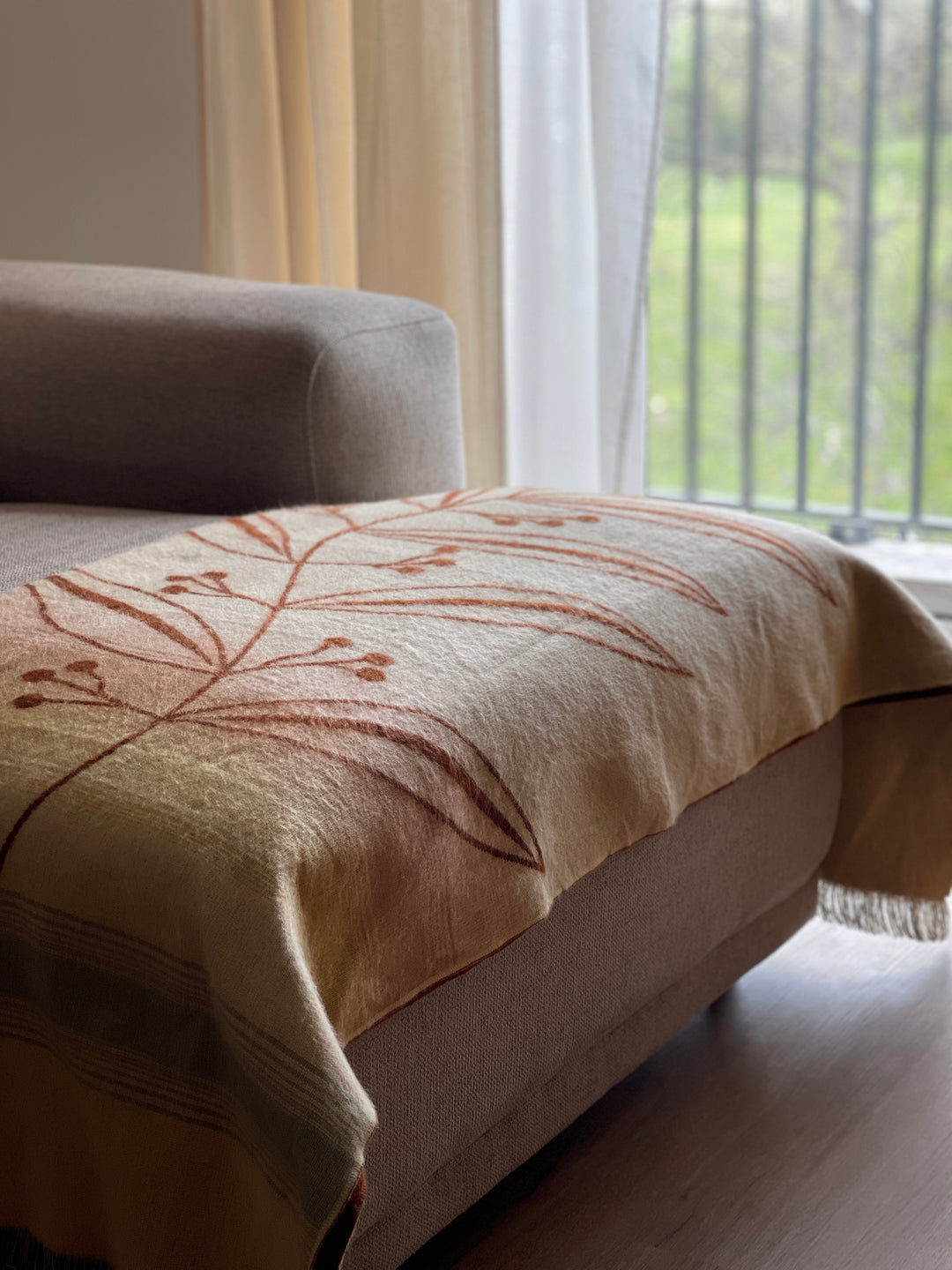 Sofia Throw Blanket - April Blossom - Beyond Borders Collective