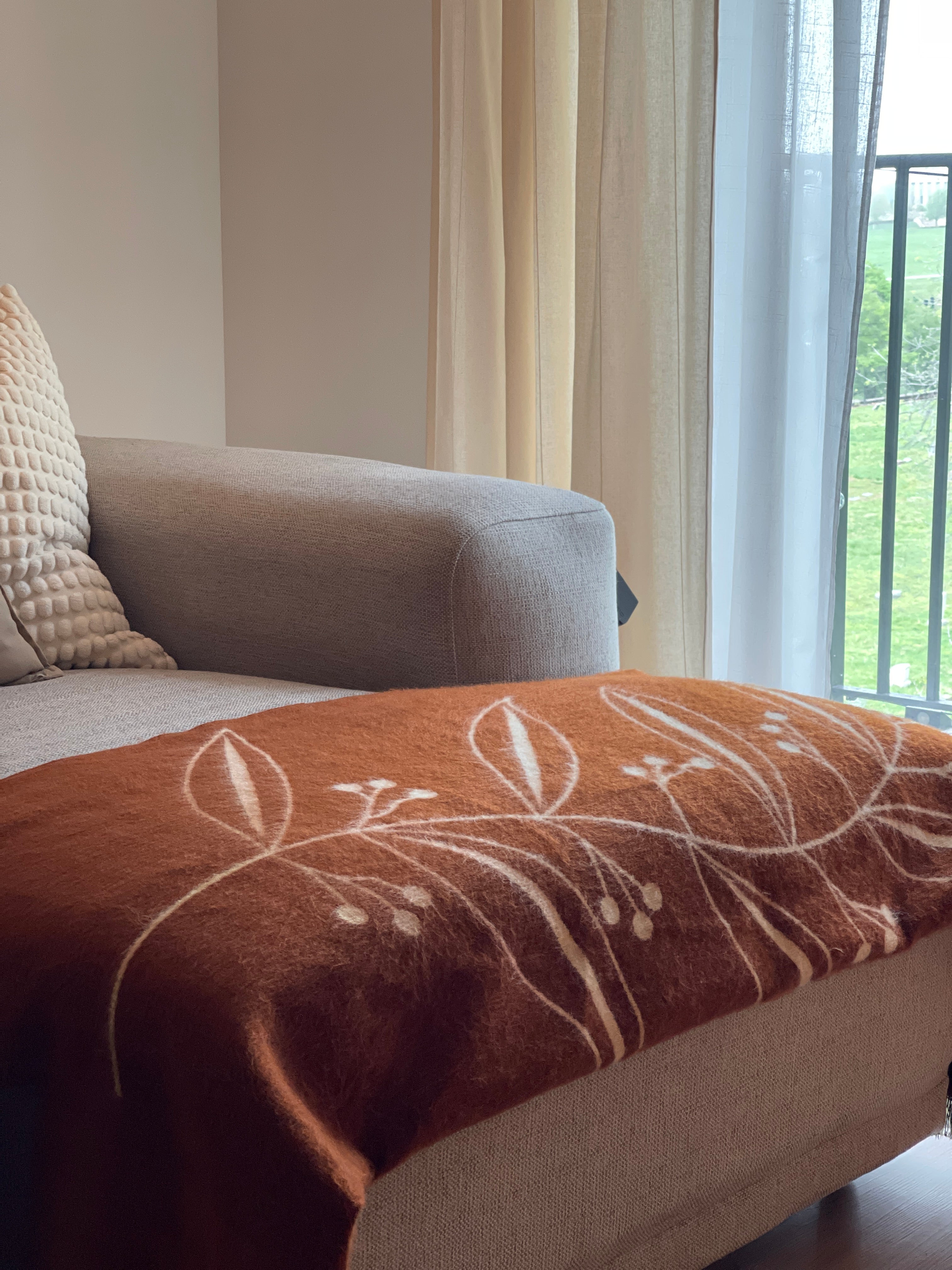 Sofia Throw Blanket - April Blossom - Beyond Borders Collective