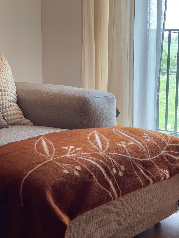 Sofia Throw Blanket - April Blossom - Beyond Borders Collective