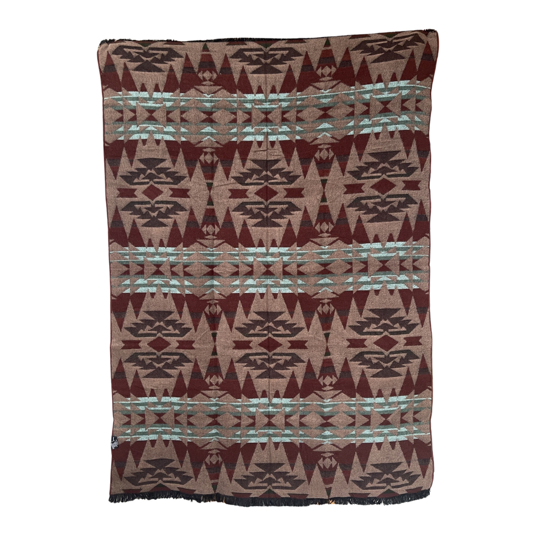 Mindo Throw - Maroon - Beyond Borders Collective