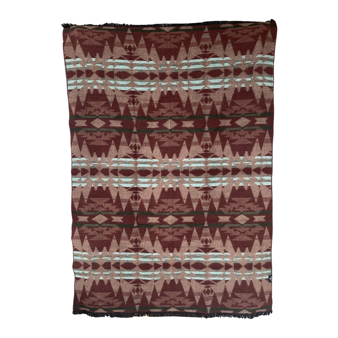 Mindo Throw - Maroon - Beyond Borders Collective