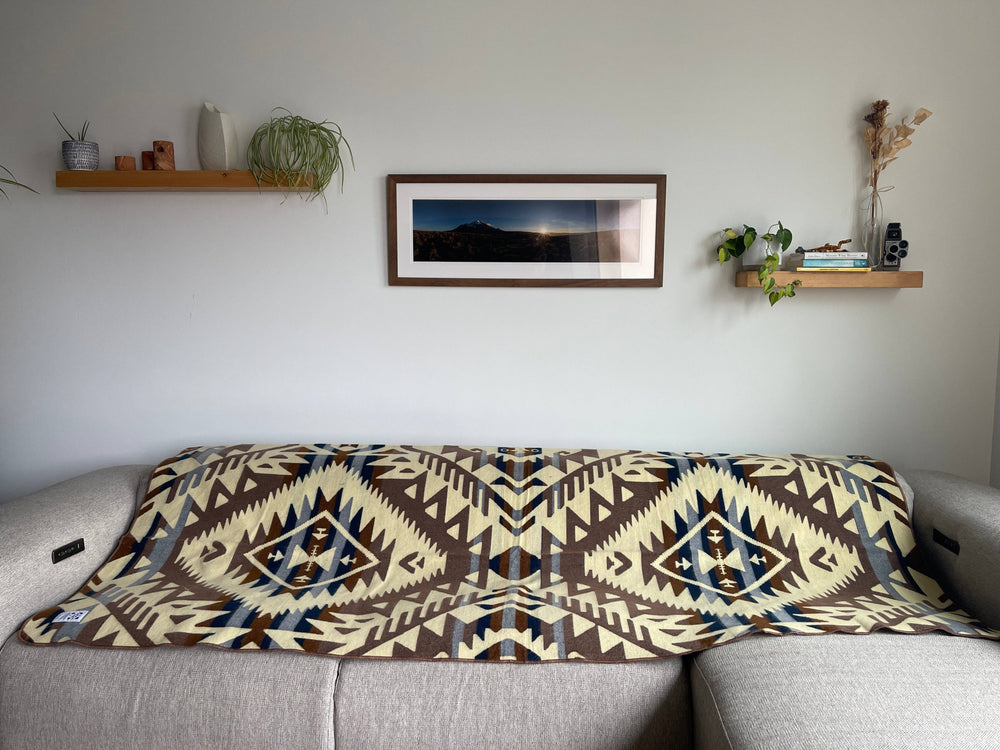 Canoa Blanket - Mahogany Earth - Beyond Borders Collective