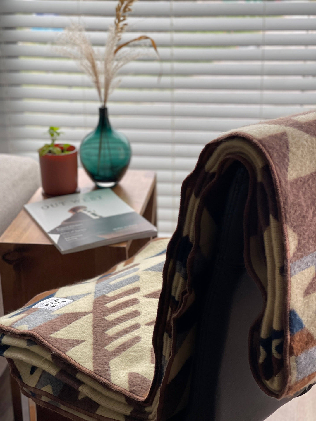 Canoa Blanket - Mahogany Earth - Beyond Borders Collective