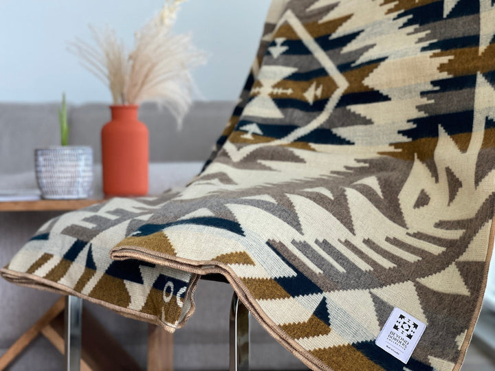 Canoa Blanket - Taupe Earth - Beyond Borders Collective