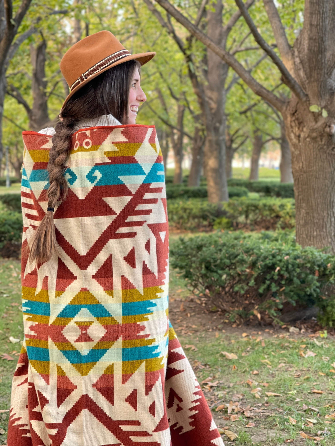 Canoa Blanket - Terracotta Sunrise - Beyond Borders Collective