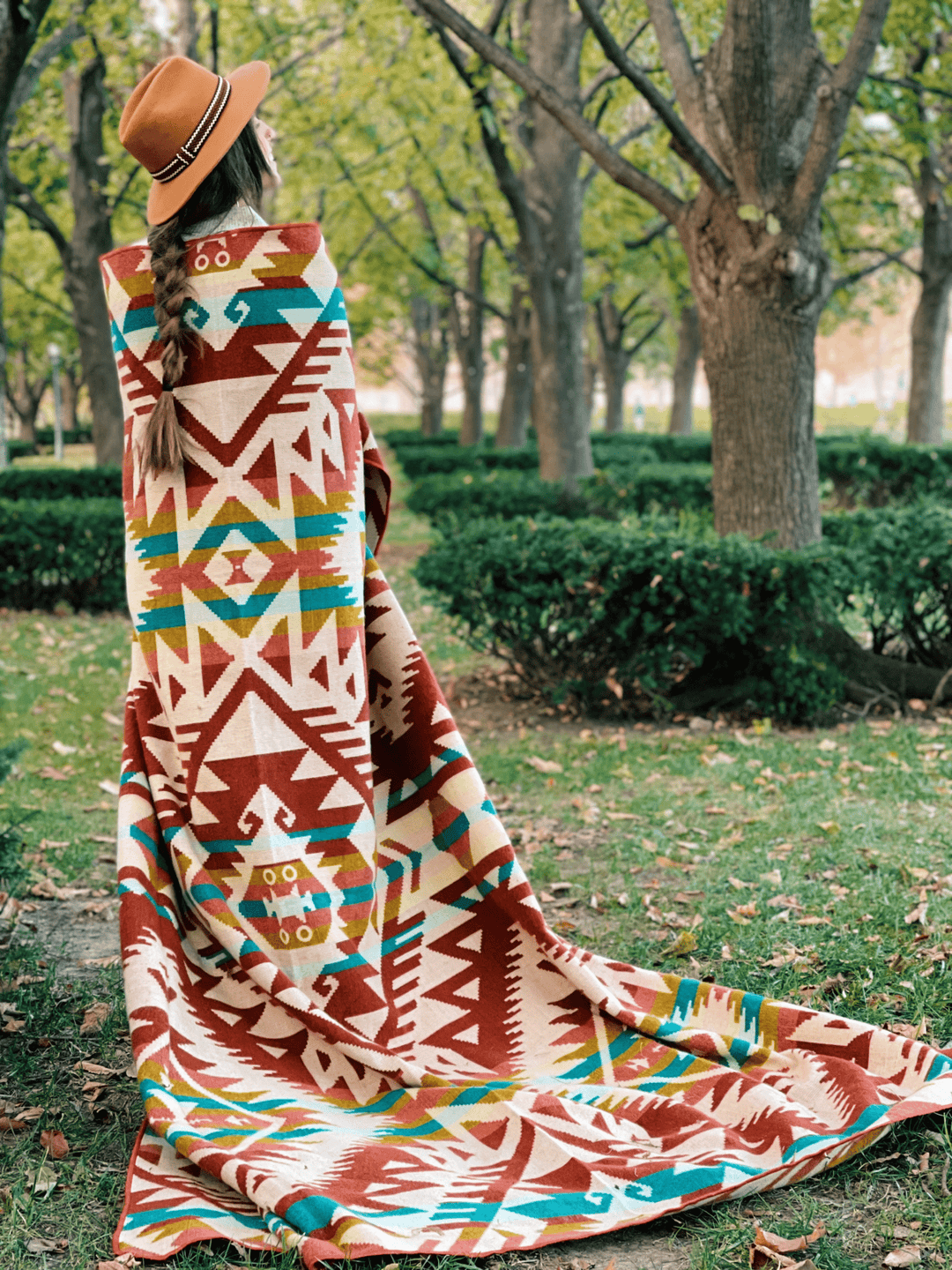 Canoa Blanket - Terracotta Sunrise - Beyond Borders Collective