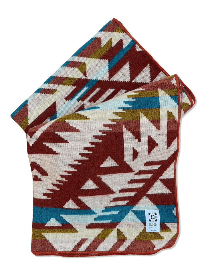 Canoa Blanket - Terracotta Sunrise - Beyond Borders Collective