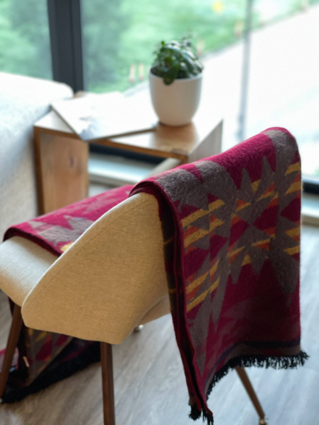 Mindo Throw - Maroon Sunset - Beyond Borders Collective