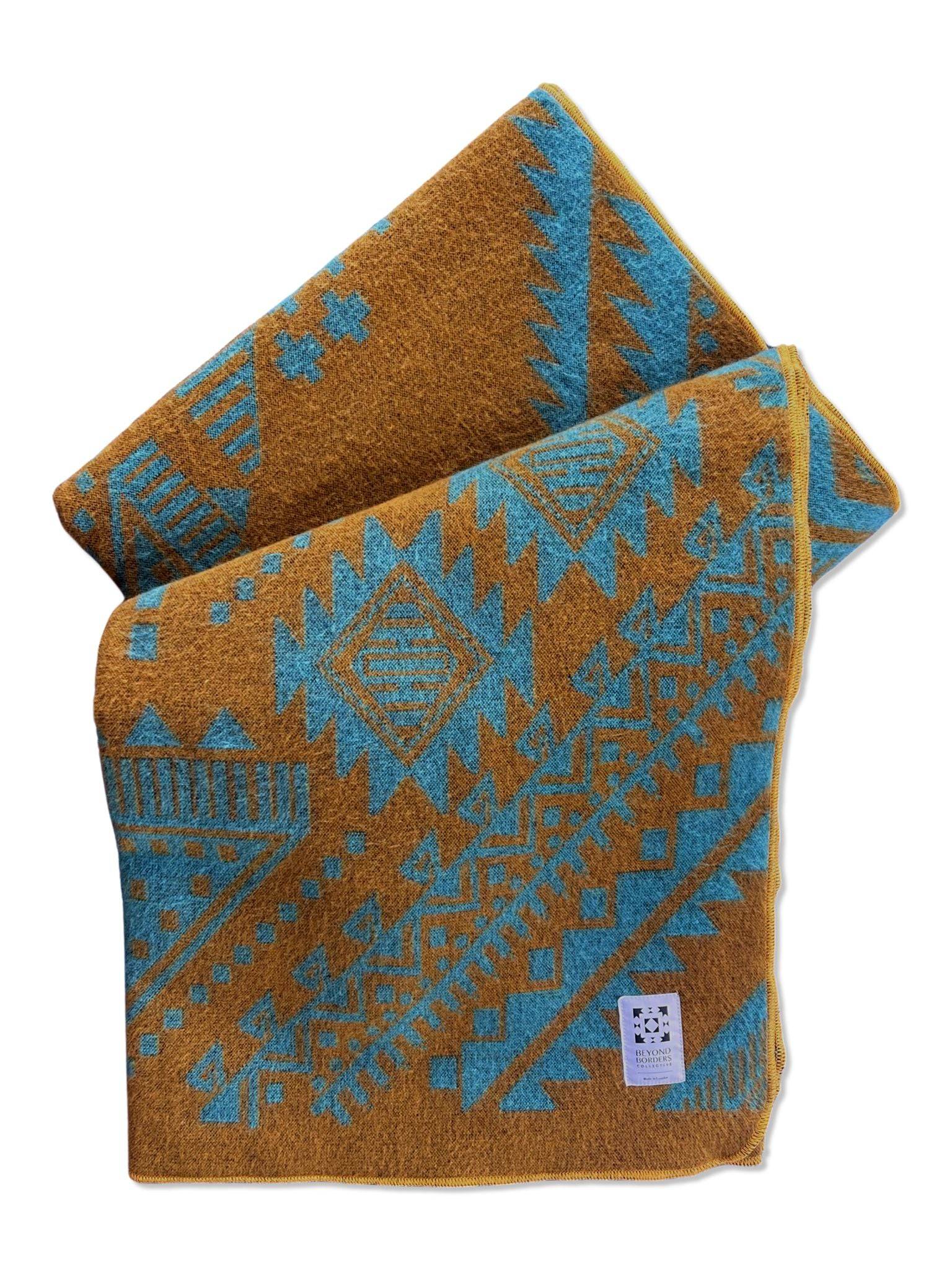 Quito Blanket - Mustard Yellow - Beyond Borders Collective