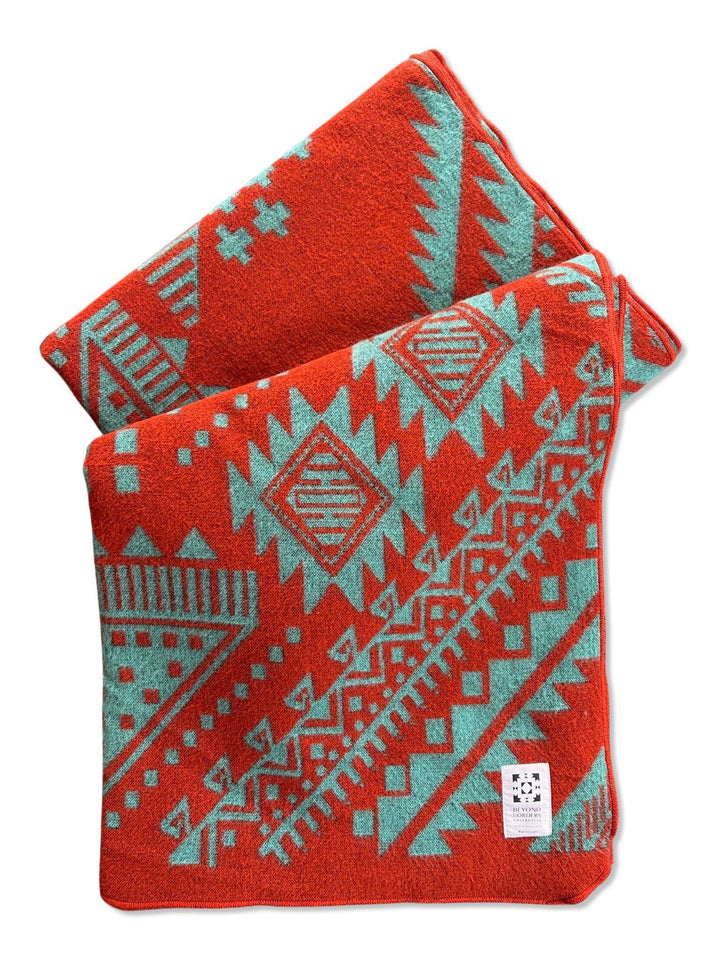 Quito Blanket - Rust Orange - Beyond Borders Collective