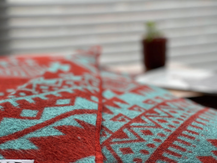 Quito Blanket - Rust Orange - Beyond Borders Collective