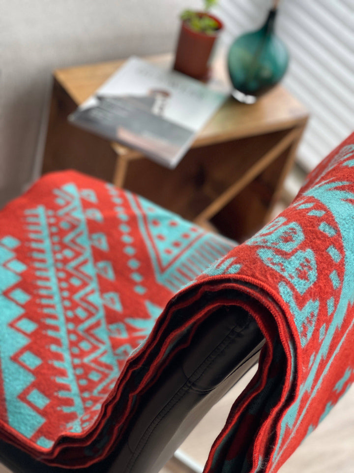 Quito Blanket - Rust Orange - Beyond Borders Collective