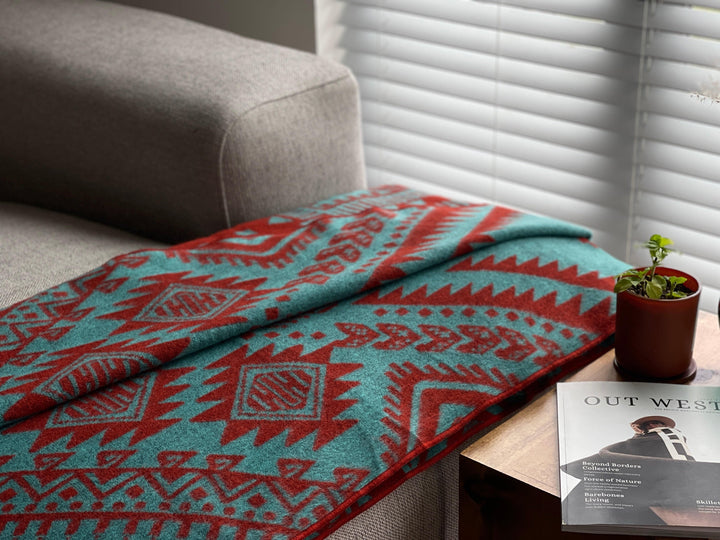 Quito Blanket - Rust Orange - Beyond Borders Collective