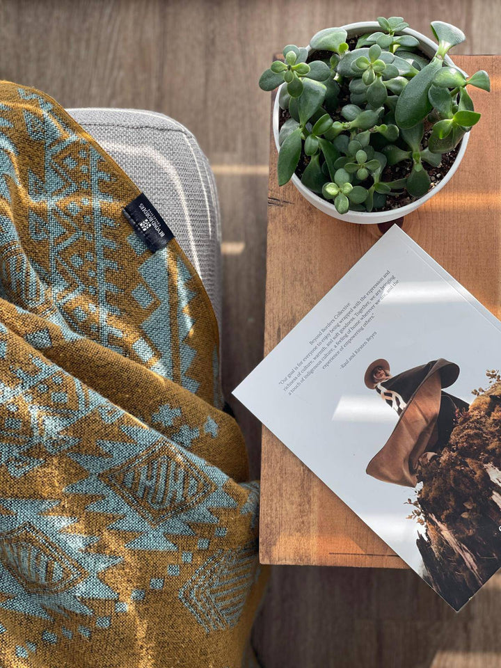 Quito Throw - Mustard Yellow - Beyond Borders Collective