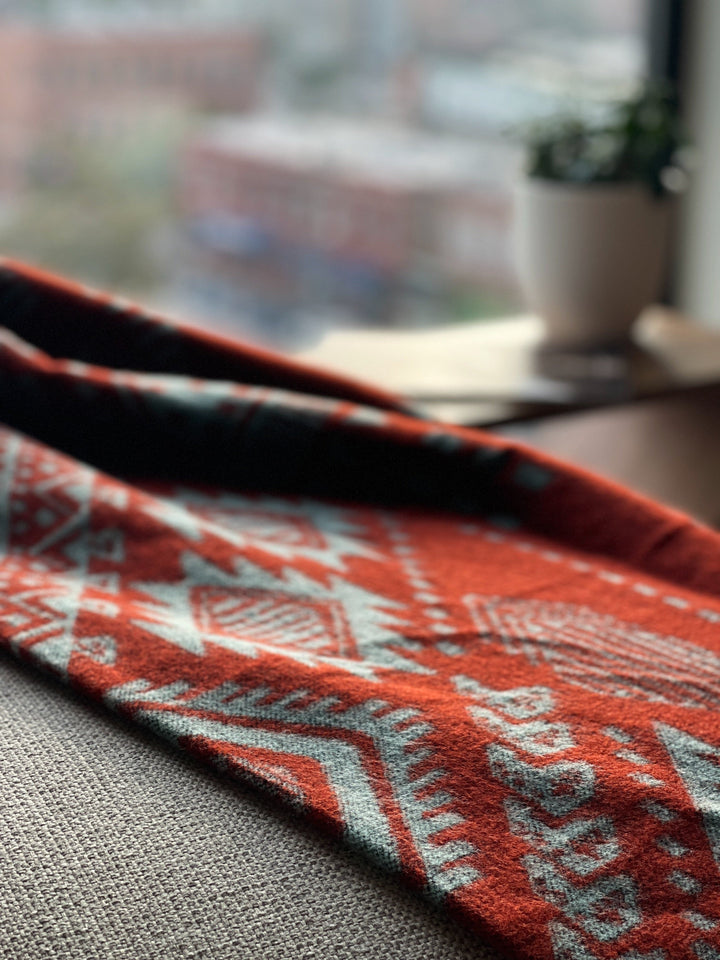 Quito Throw - Rust Orange - Beyond Borders Collective