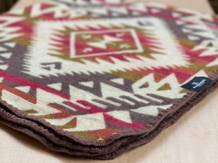 Canoa Baby Blanket - Warm Mahogany Sunset - Beyond Borders Collective