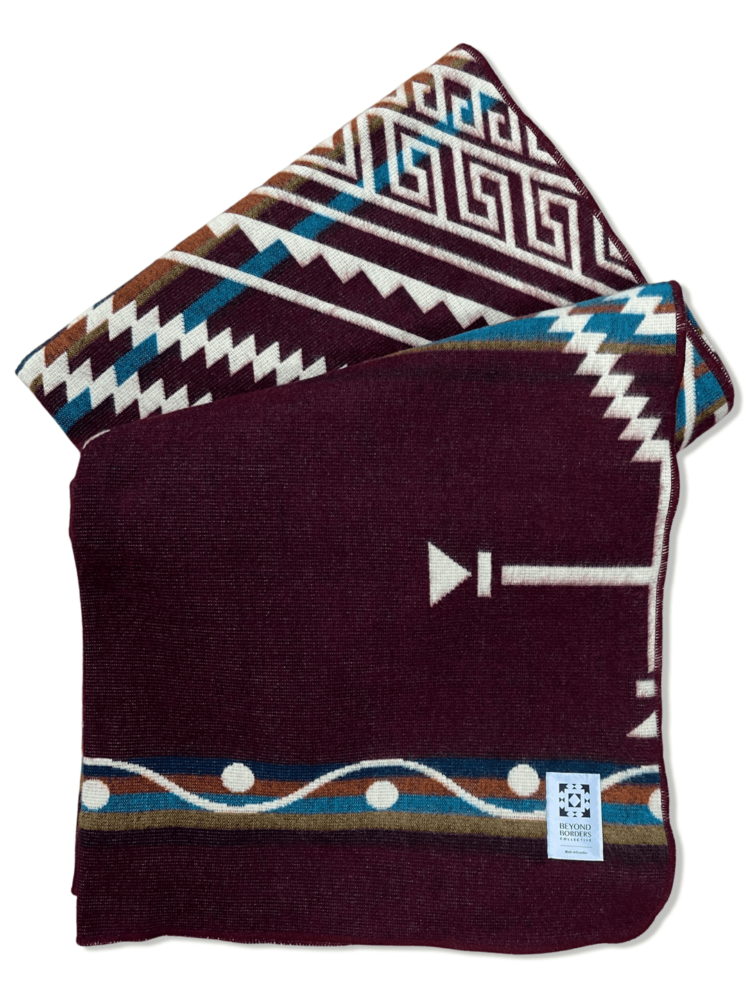 Achuar Blanket - Red Wine - Beyond Borders Collective