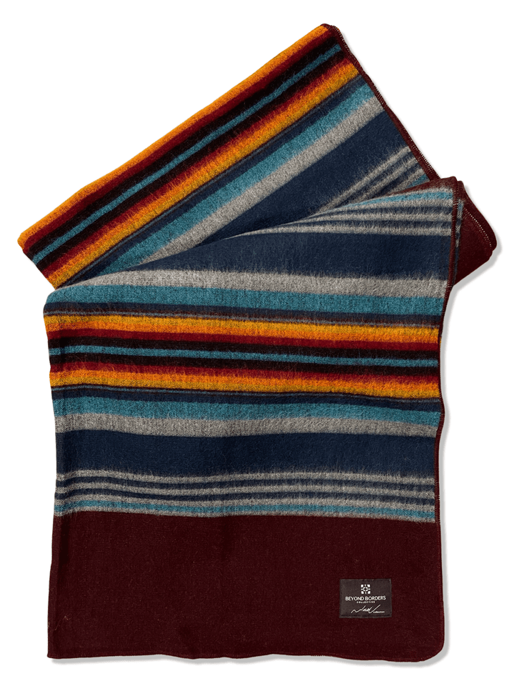 El Viajero Blanket - Dark Sienna - Beyond Borders Collective