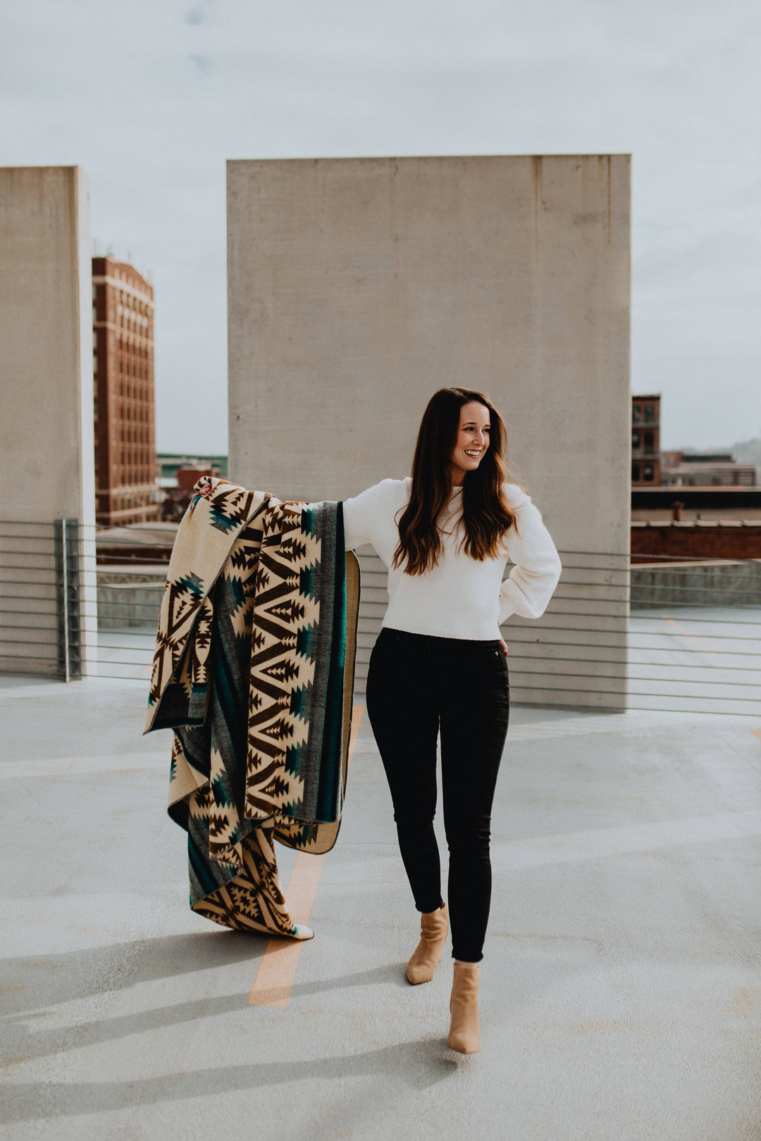 Quichua Blanket - Rainfall - Beyond Borders Collective