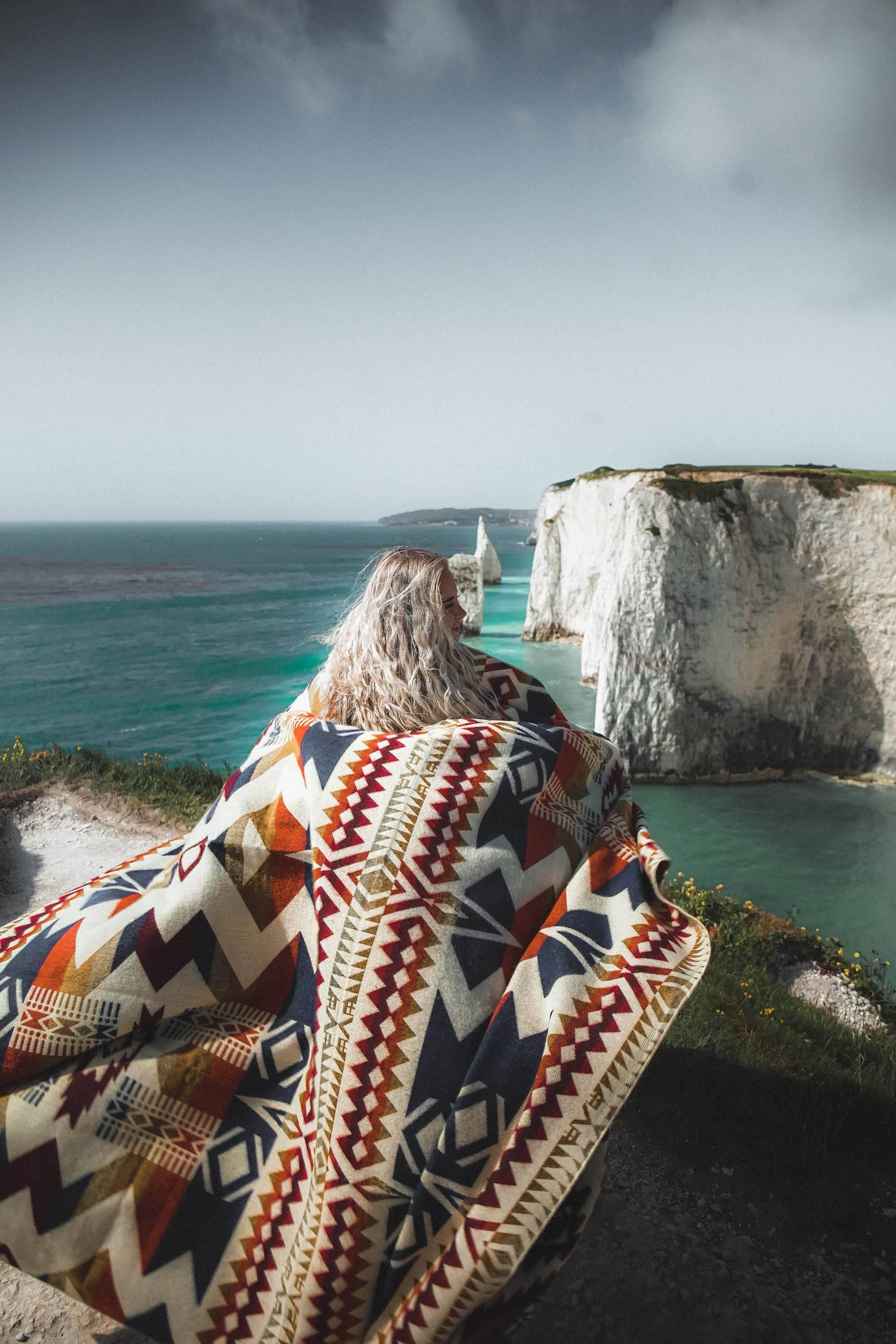 Awa Blanket - Vibrant Autumn – Beyond Borders Collective
