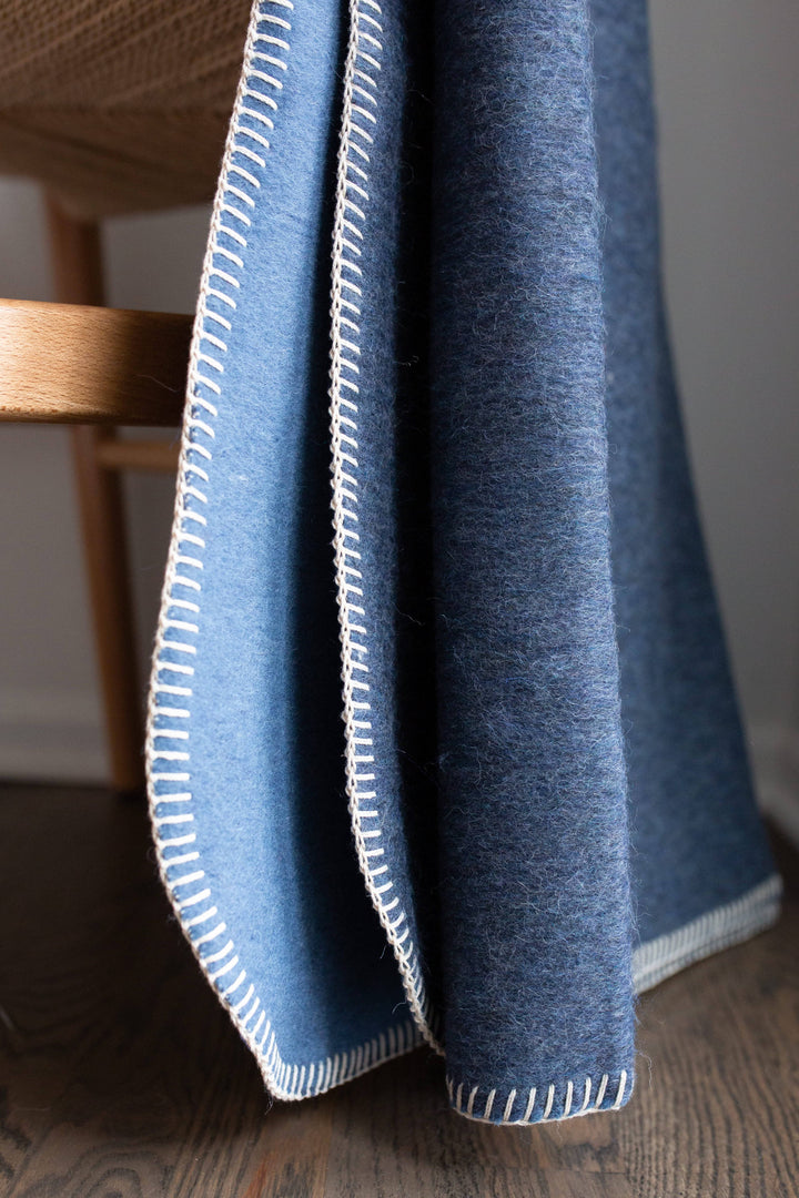 Descanso ALPACA BLEND Throw - Navy Heather - Beyond Borders Collective