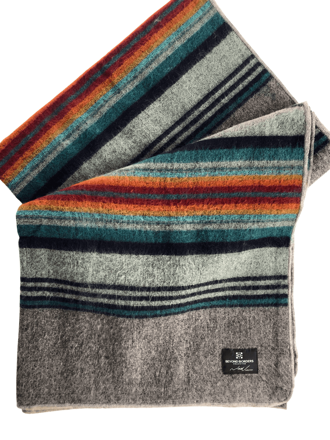 El Viajero Blanket - Grey Sunrise - Beyond Borders Collective