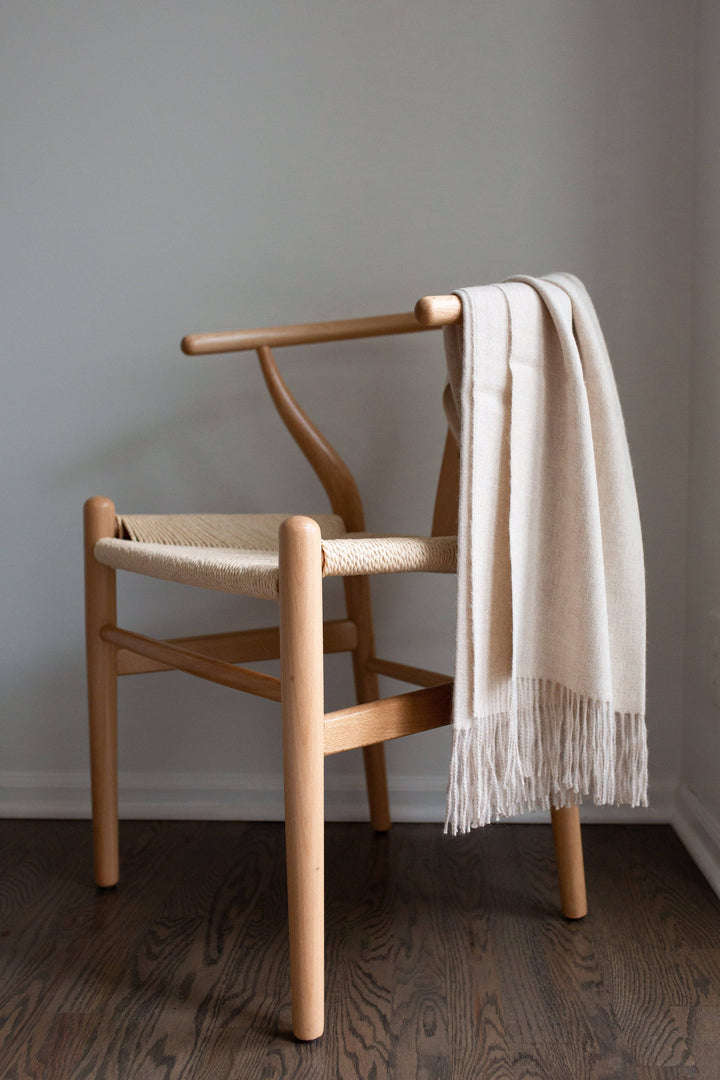 Encanto Alpaca Throw - Alabaster - Beyond Borders Collective