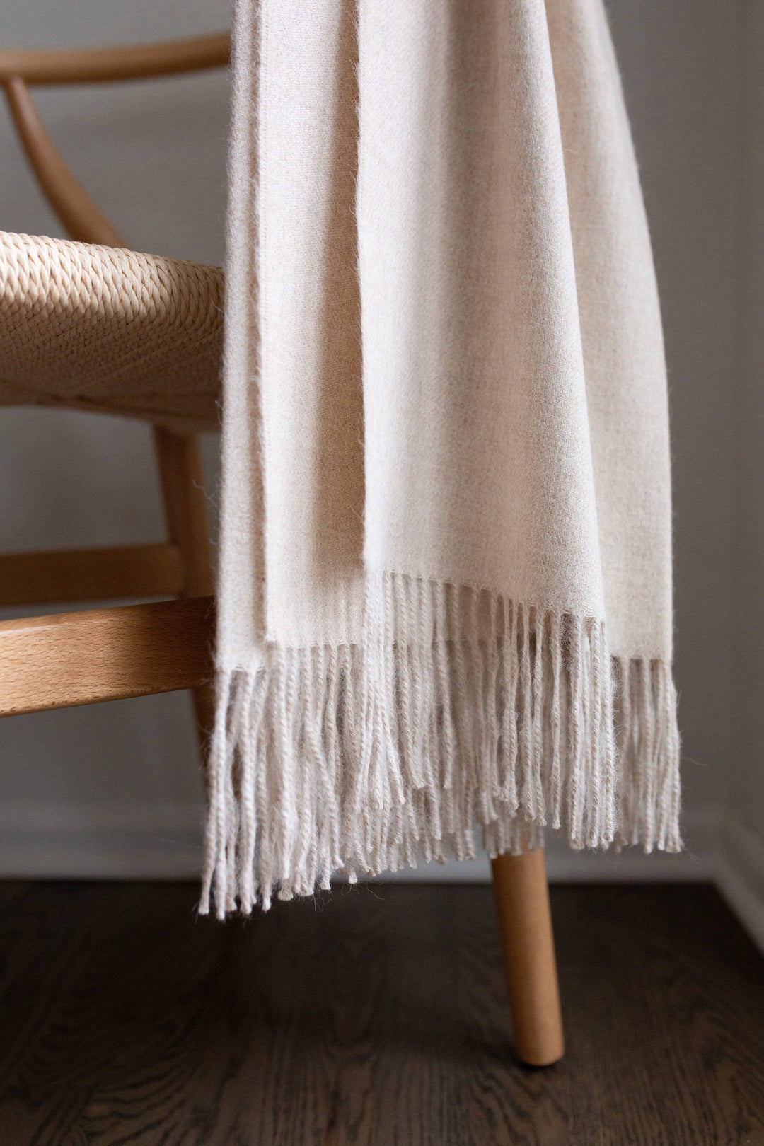 Encanto Alpaca Throw - Alabaster - Beyond Borders Collective