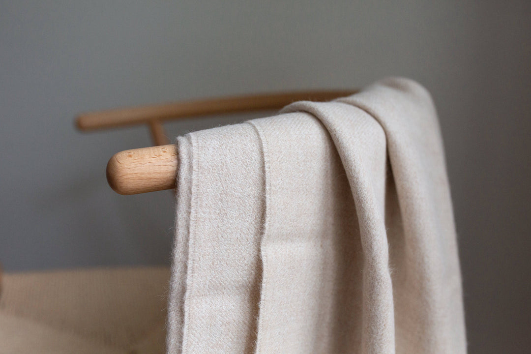 Encanto Alpaca Throw - Alabaster - Beyond Borders Collective