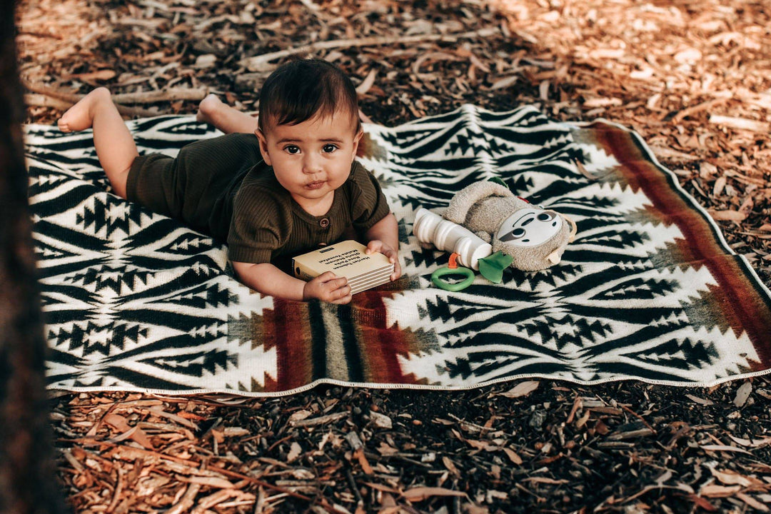 Quichua Baby Blanket - Black Dusk - Beyond Borders Collective