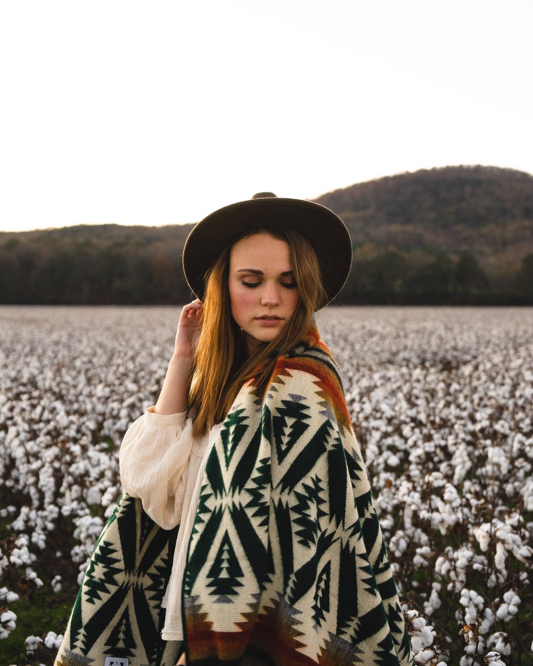 Quichua Blanket - Evergreen Autumn - Beyond Borders Collective