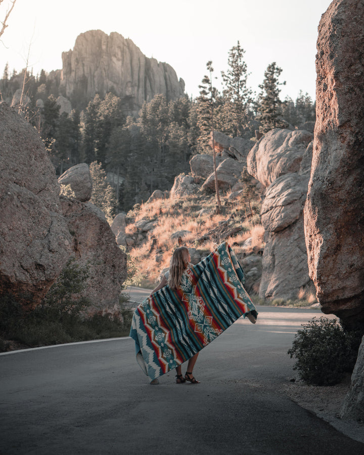 Spondylus Blanket - Sea Blue - Beyond Borders Collective