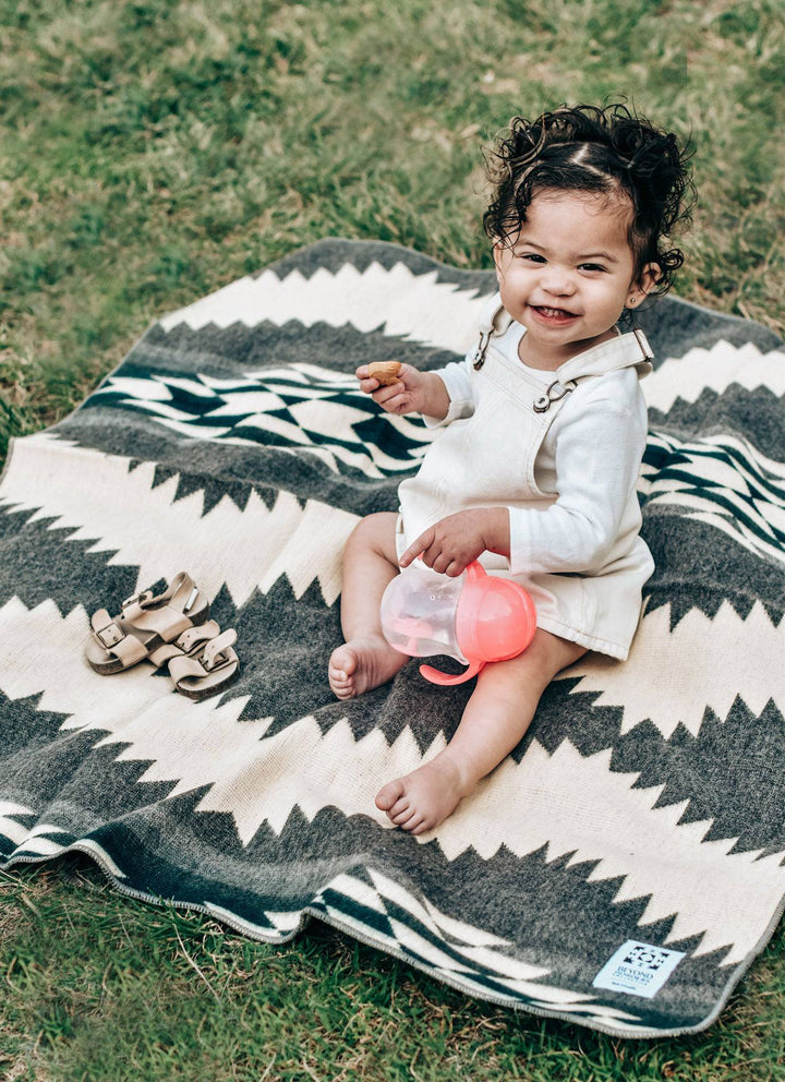 Tsachila Baby Blanket - Ash - Beyond Borders Collective