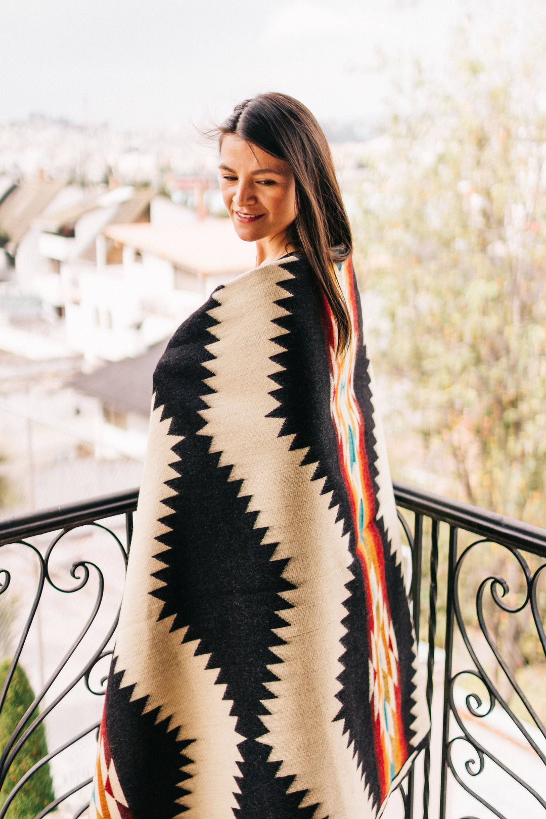 Tsachila Blanket - Colorful Black - Beyond Borders Collective