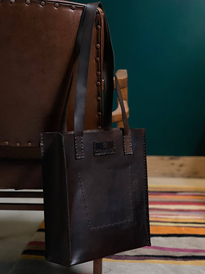 Leather Tote Bag - Beyond Borders Collective